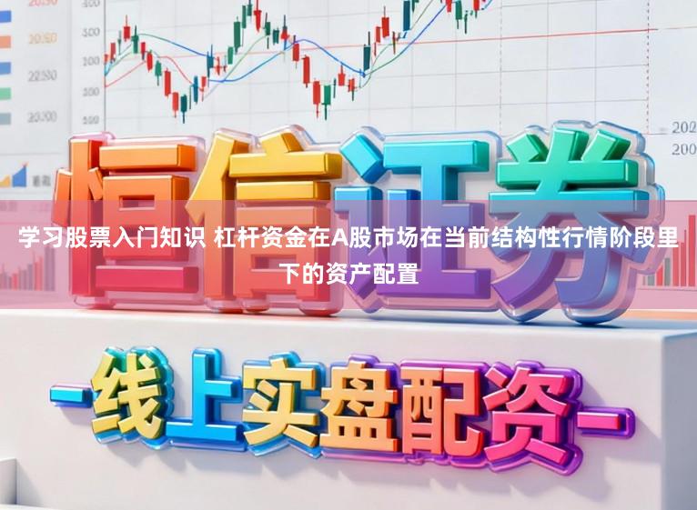 学习股票入门知识 杠杆资金在A股市场在当前结构性行情阶段里下的资产配置