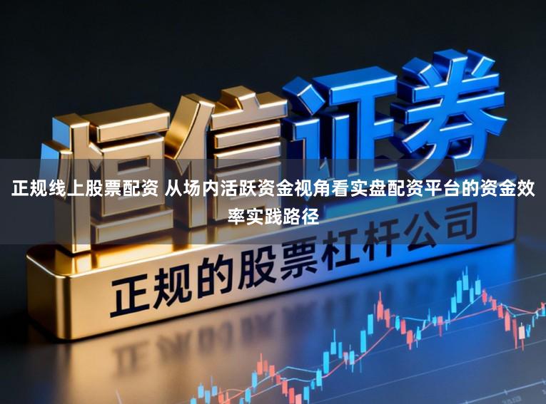 正规线上股票配资 从场内活跃资金视角看实盘配资平台的资金效率实践路径